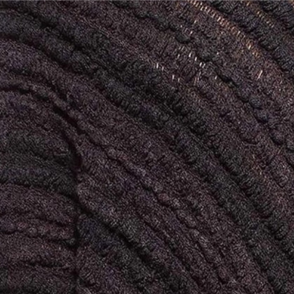 <LAST>Fabulous Black Soft Knit Fringe Poncho Wrap - Picture 3 of 3